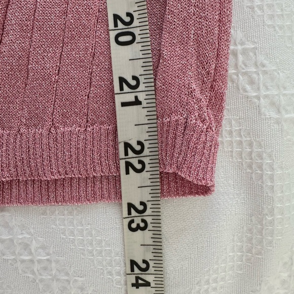 Zara Pink Ribbed Tank Top - Picture 6 of 8